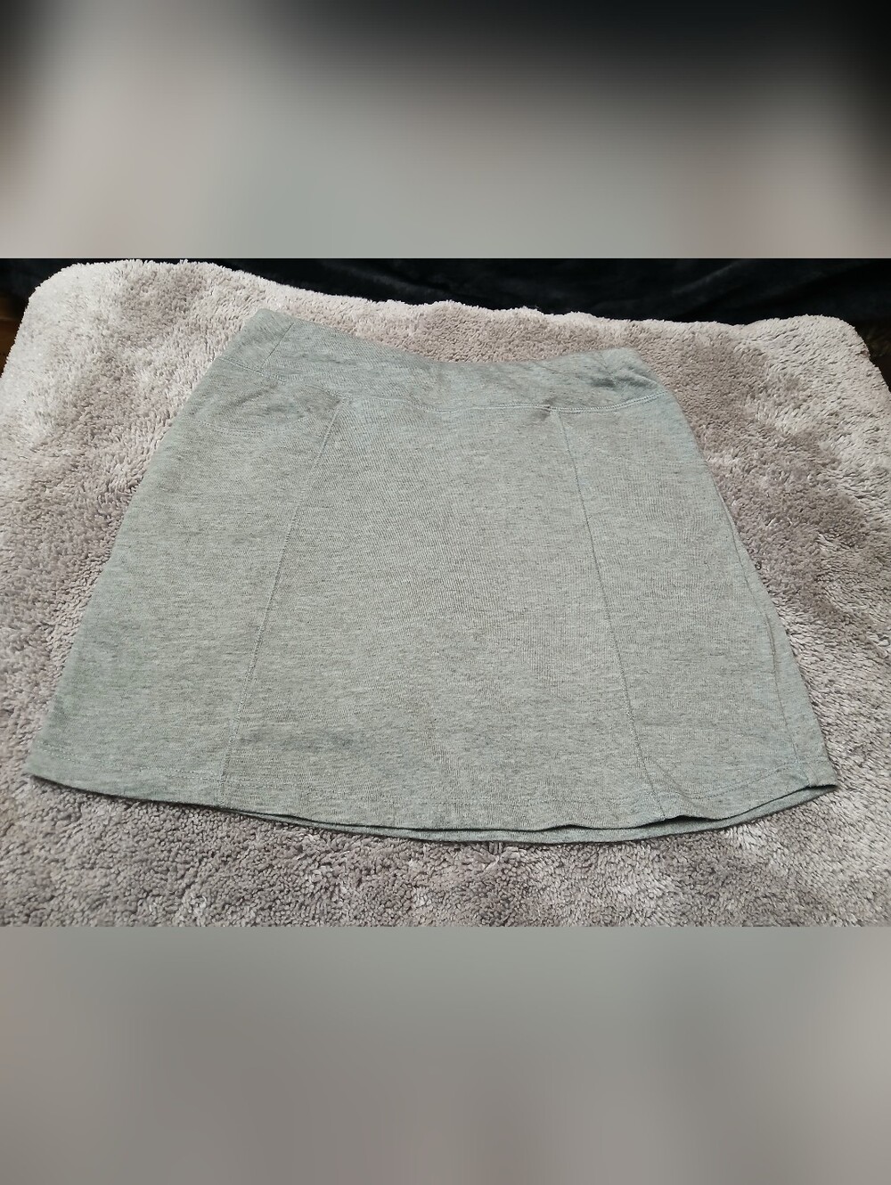 Women's Light Gray Casual A-Line Skirt/Skorts